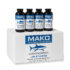 Makodye Midnight Black concentrated non-toxic lake and pond dye for vibrant long-lasting natural dark tone water. Case of 12