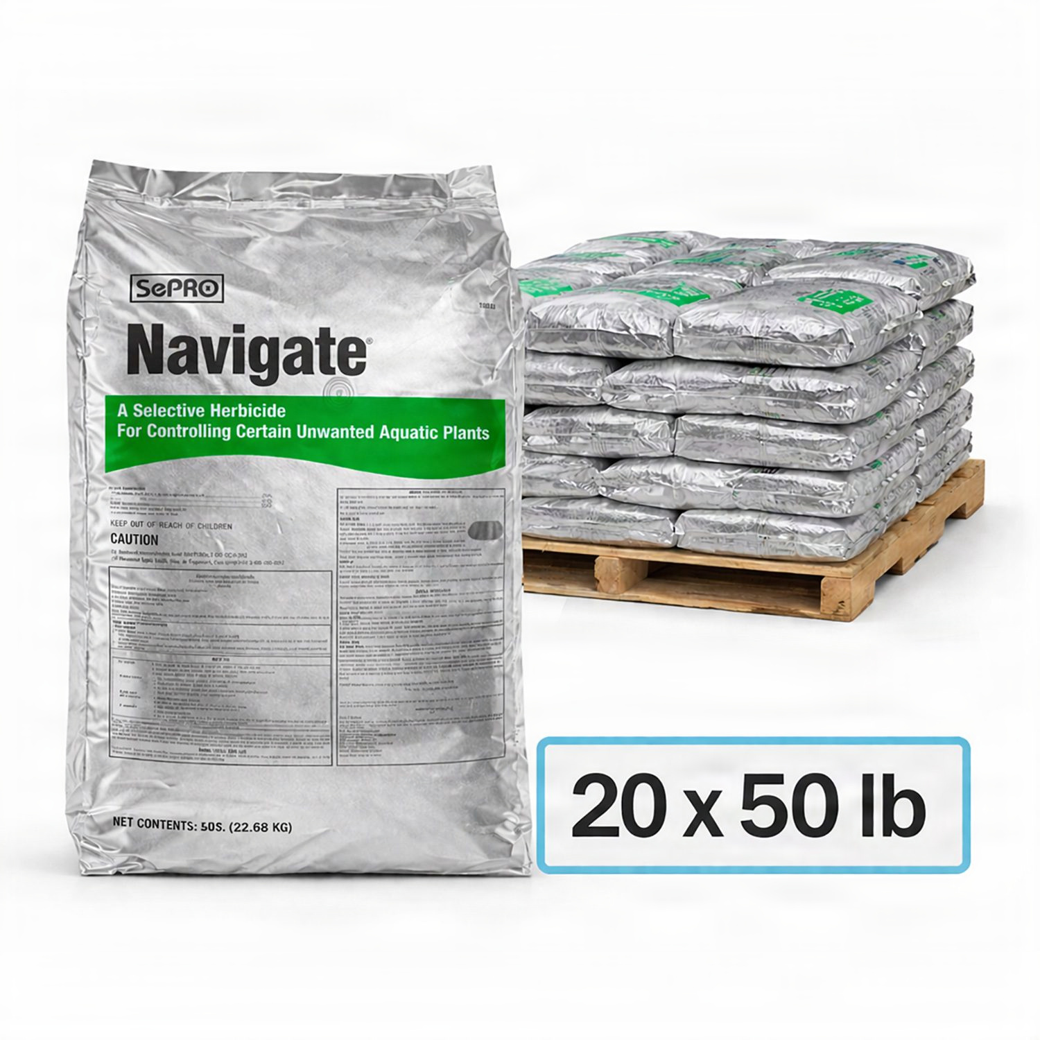 Navigate Granular Herbicide, 20-pack of 50 lb bags