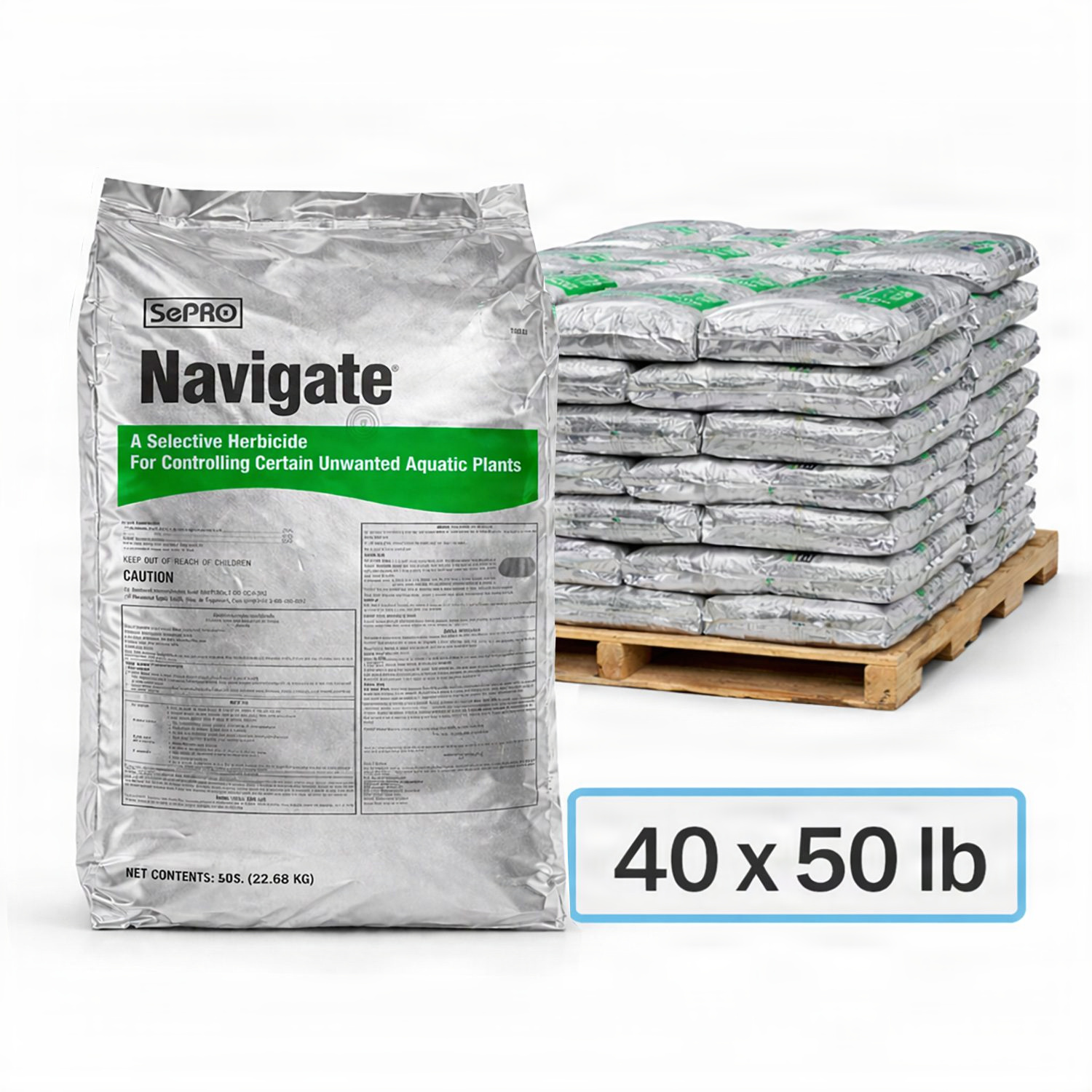 Navigate Granular Herbicide, 40-pack of 50 lb bags