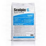 Front of SePRO Sculpin G aquatic herbicide 40 lb bag for broadleaf aquatic weed control