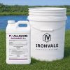 Alligare 5.4 Aquatic Herbicide 2.5 Gallon next to 5 gallon container for size reference