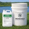 Alligare 90 Adjuvant 2.5 gallon next to 5 gallon Ironvale container to visualize size of package.