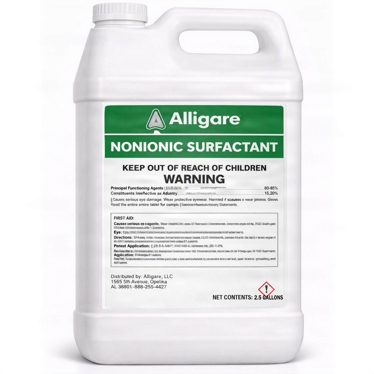 Front view of Alligare 90 Adjuvant Surfactant Adjuvant 2.5 Gallons.