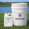 Alligare 90 Adjuvant 32 oz next to 5 gallon Ironvale container to visualize size of package.