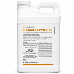 Front view of Alligare Ecomazapyr 2 SL 2.5 gallon.