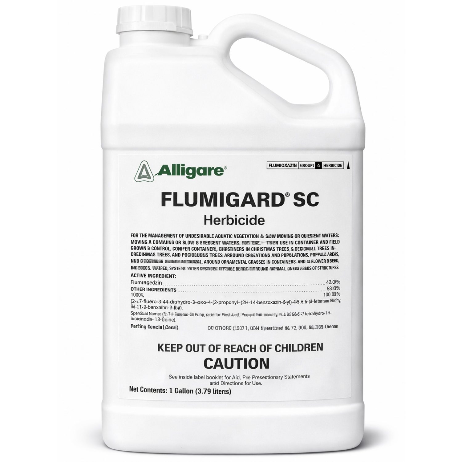 Front view of Alligare Flumigard SC 1 Gallon.