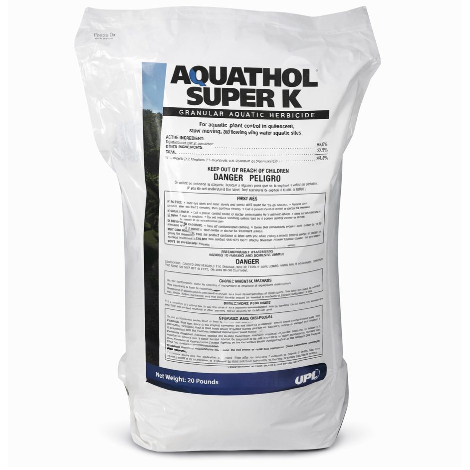 front view of Aquathol Super K Granular Aquatic Herbicide 20 lb.