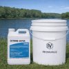 Cutrine Ultra next to 5 gallon container to visualize size of package.