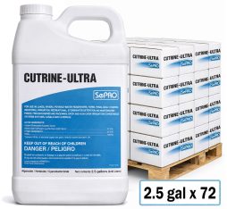 Cutrine Ultra 2.5 gallons full-pallet of 72 containers.