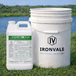 Cygnet Plus Spray Adjuvant 1 Gallon next to 5 gallon Ironvale container to visualize size of package.