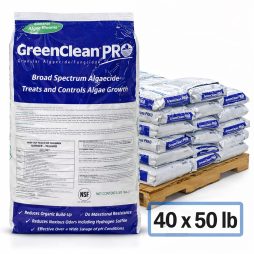 GreenClean PRO Granular 40-Pack pallet of 50 lb Bags.