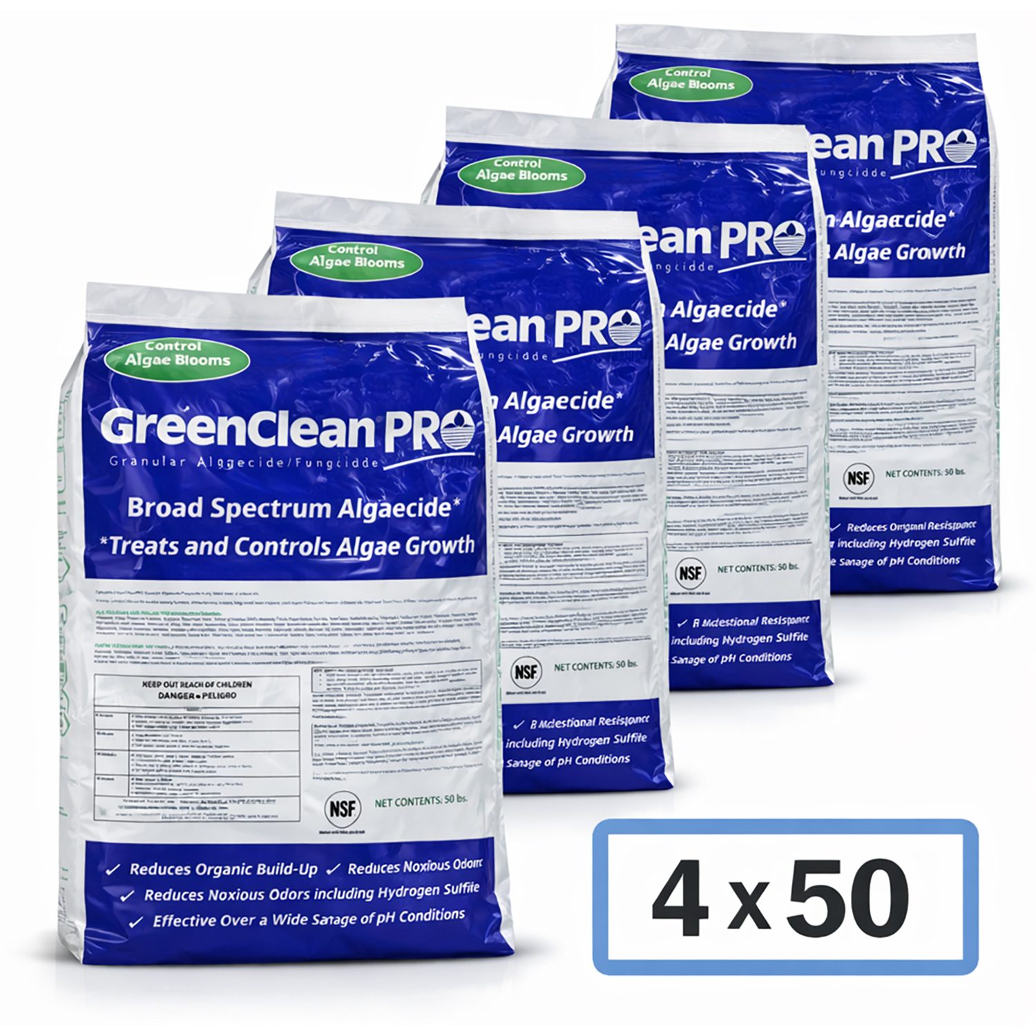 GreenClean PRO Granular 4-Pack of 50 lb Bags
