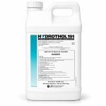 Front view of Hydrothol 191 Aquatic Algaecide and Herbicide container on a white background.