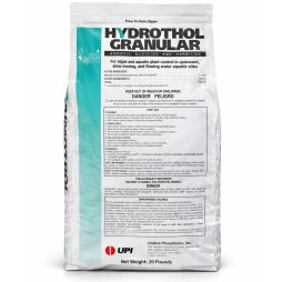Front view of Hydrothol Granular Aquatic Algaecide and Herbicide 20 lb bag.