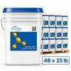 Front view of NT-MAX Lake and Pond Clarifier + Sludge and Muck Digester 48-Pack of 25 lb Pails Bags with a pallet pack in view.