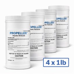 Propeller Aquatic Herbicide 4-pack of 1 pound, 4 pounds total.