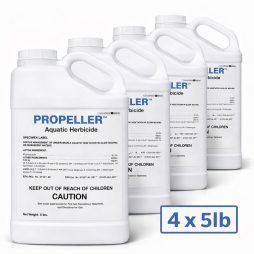 Propeller Aquatic Herbicide 4-pack Case of 5 lbs, 20 lbs total.