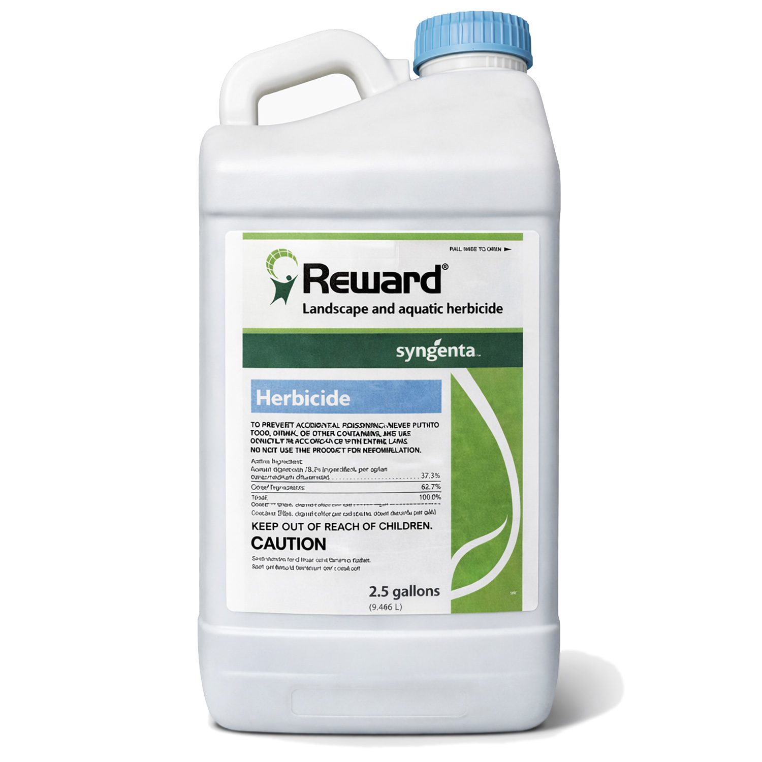 Front view of Reward Landscape and Aquatic Herbicide 2.5 Gallon.