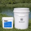 Sonar Q 8 lb pail beside a 5-gallon bucket for size reference
