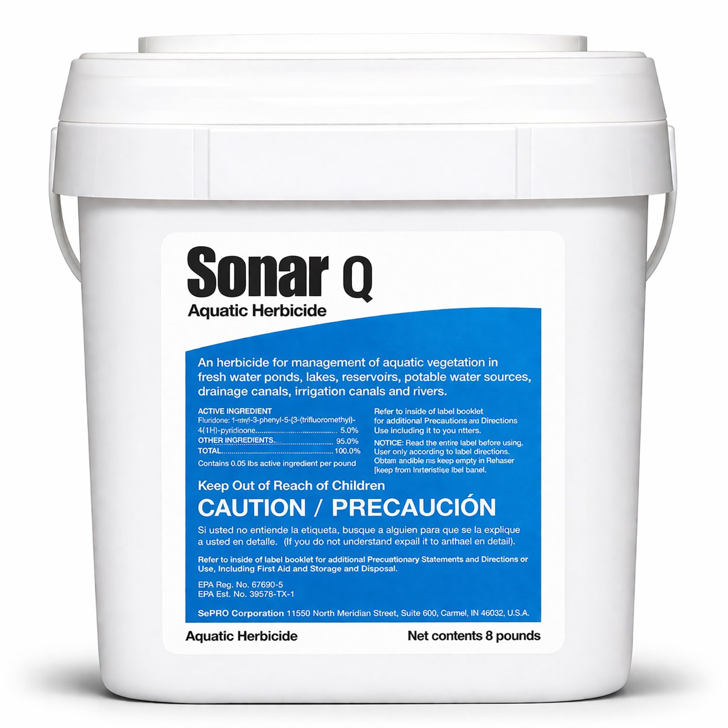 Sonar Q herbicide, single 8 lb pail.