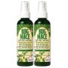 BugMace Safari Strength 100 mL DEET-free natural insect repellent spray with certified organic active ingredients beside a 2-pack Bugmace.