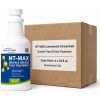 NewTechBio NT-MAX 32 fl oz drain and grease trap treatment bottle with 6 pack commercial case box.